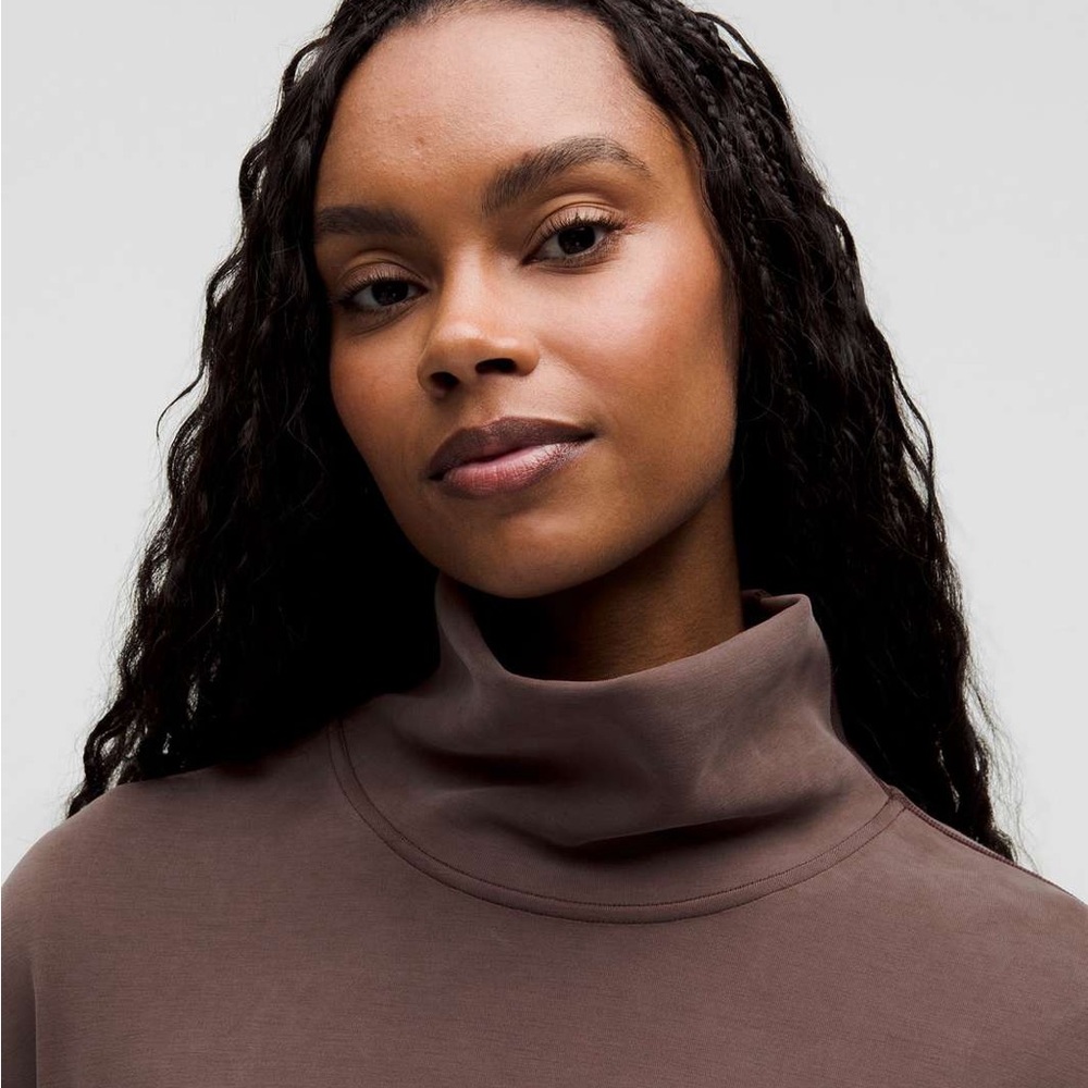 lululemon athletica Chocolate Brown Turtleneck Sweater - Picture 4 of 13